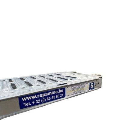 PLANCHER EN ACIER GALVANISE 30CM X 3M - CLASSE 6